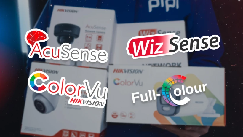 Технологии AcuSence, WizSence, ColorVu, Full-color, DarkFighter, Starlight